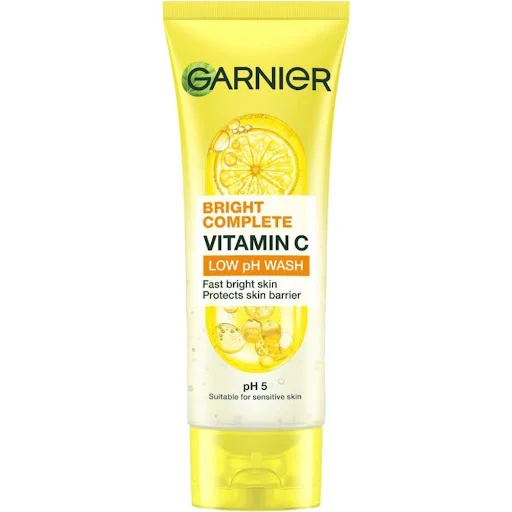 Sữa rửa mặt Garnier Bright Complete Vitamin C Low pH 100ml 1