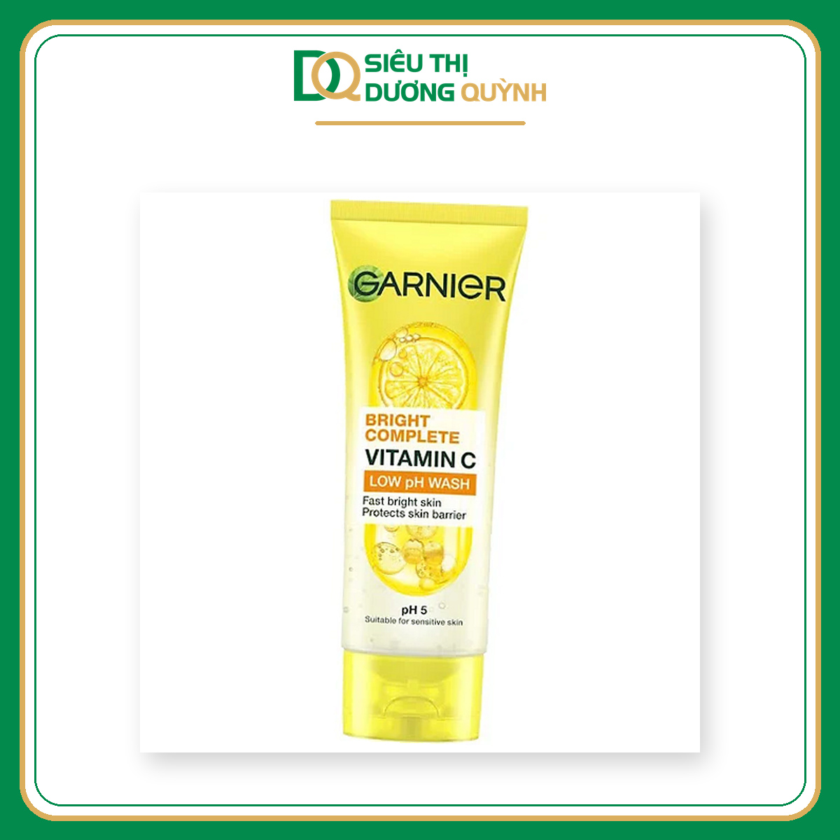 Sữa rửa mặt Garnier Bright Complete Vitamin C Low pH 100ml
