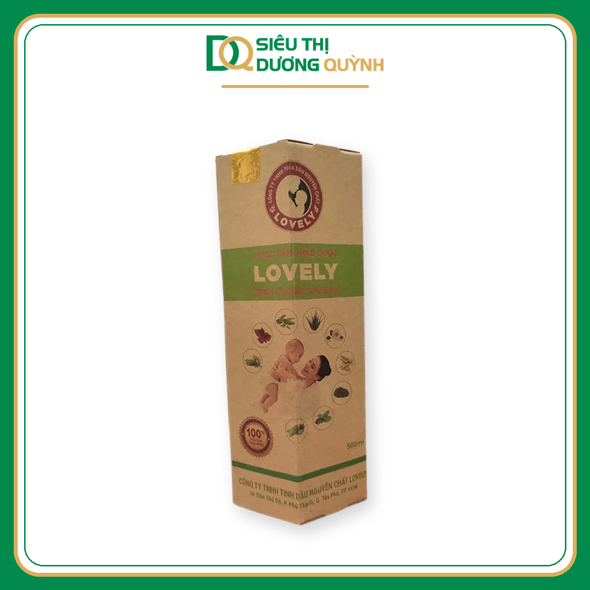 Sữa tắm thảo dược cho mẹ bầu Lovely