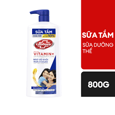 Sữa tắm Lifebuoy Vitamin+ Sữa dưỡng ẩm 800g 1