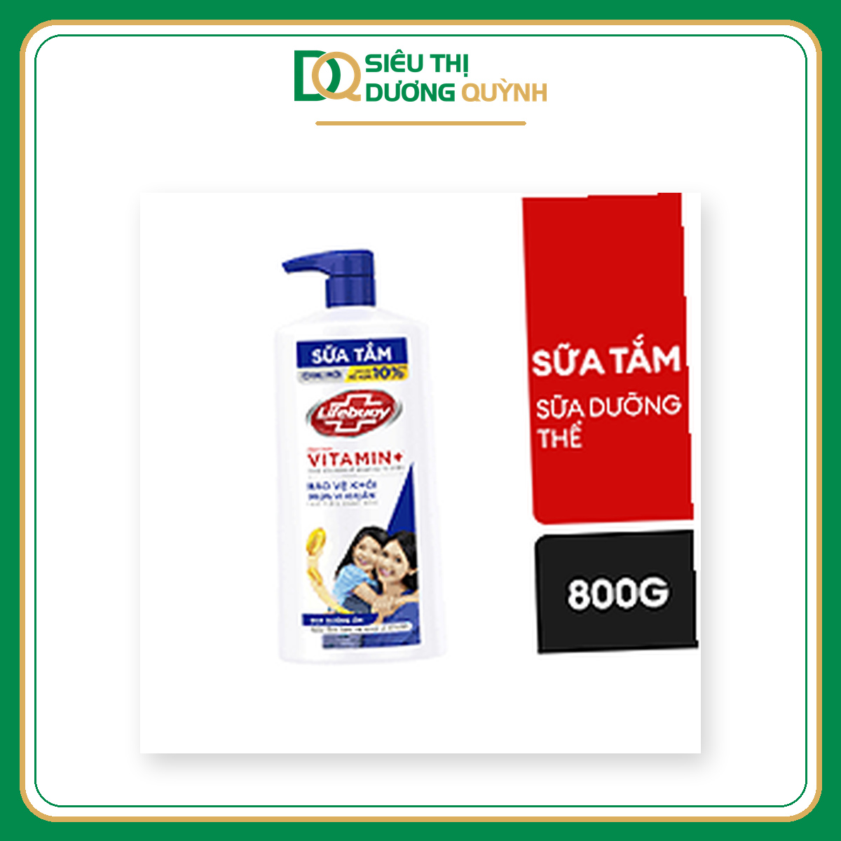 Sữa tắm Lifebuoy Vitamin+ Sữa dưỡng ẩm 800g