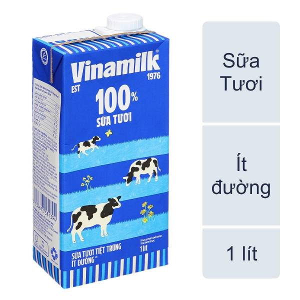 Sữa Vinamilk Ít đường 1 lít 1