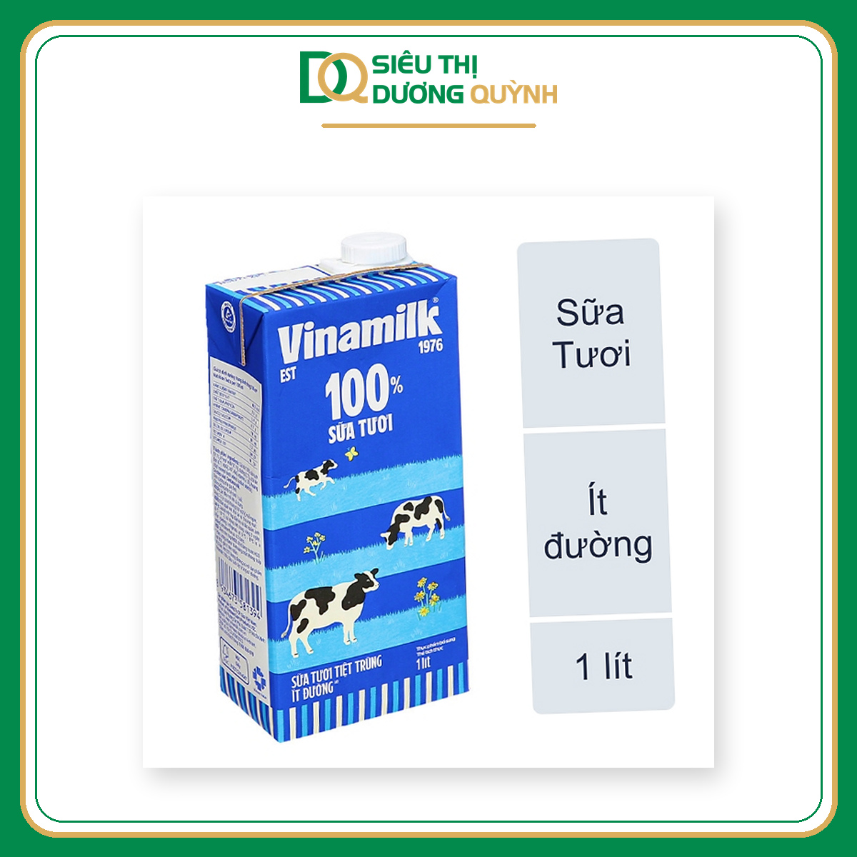 Sữa Vinamilk Ít đường 1 lít