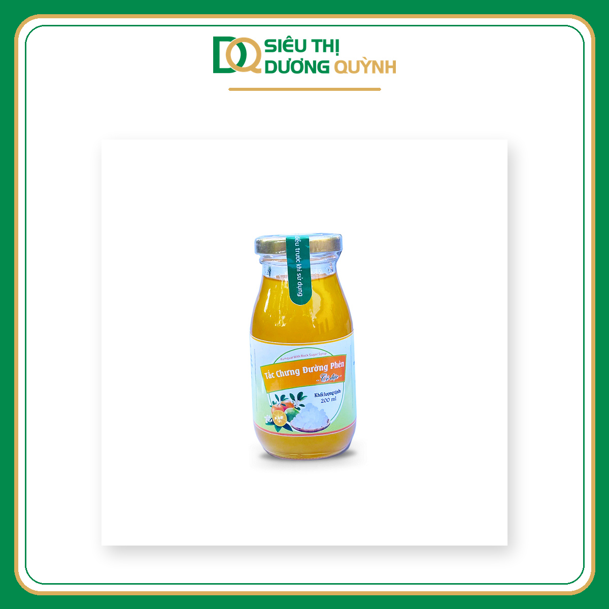 Tắc chưng đường phèn 200ml