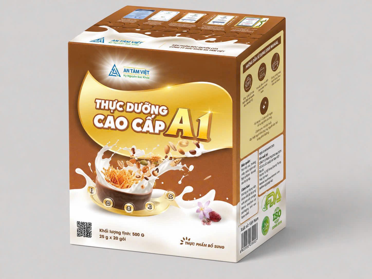 Thực dưỡng cao cấp A1 An Tâm Việt 500g 1