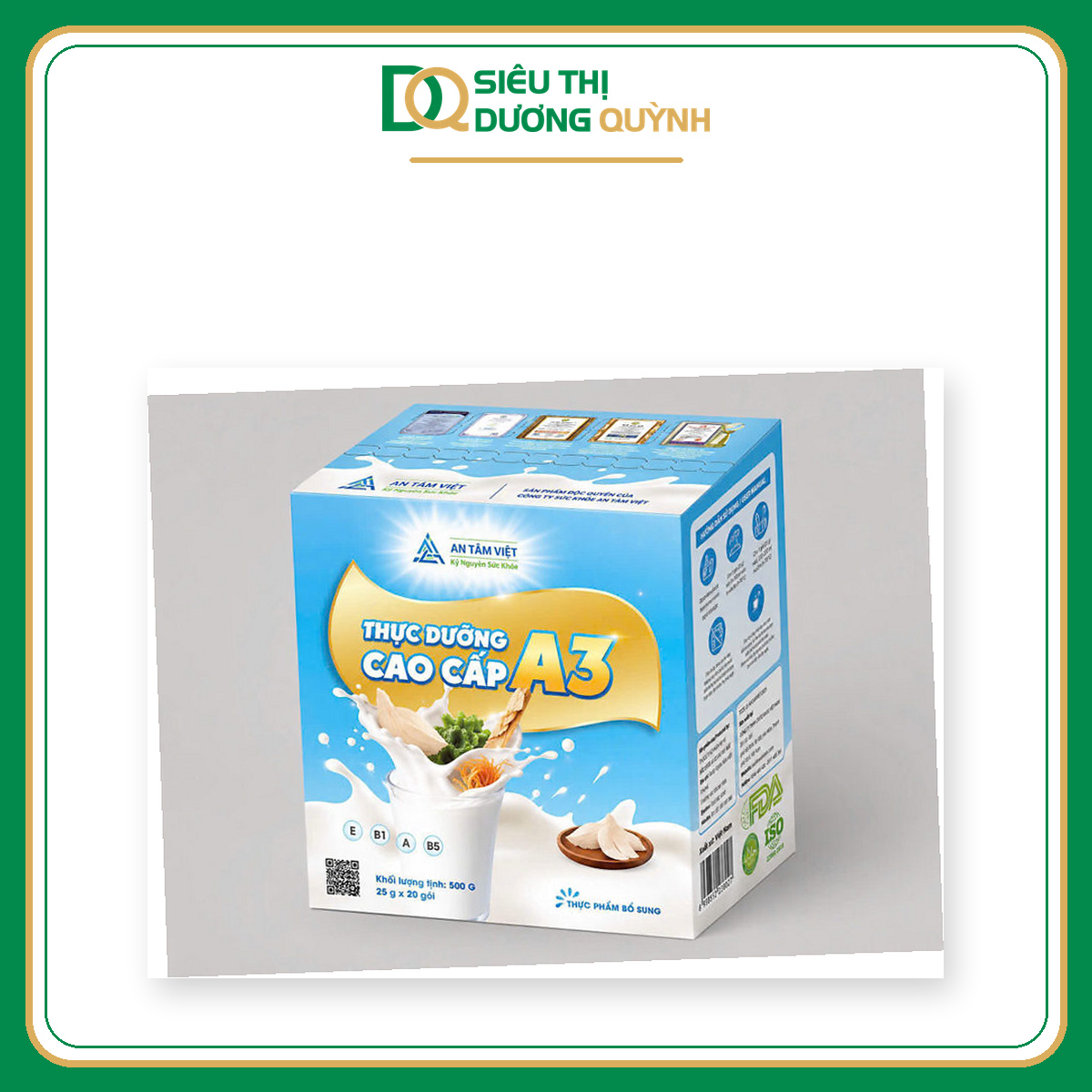 Thực dưỡng cao cấp A3 An Tâm Việt 500g