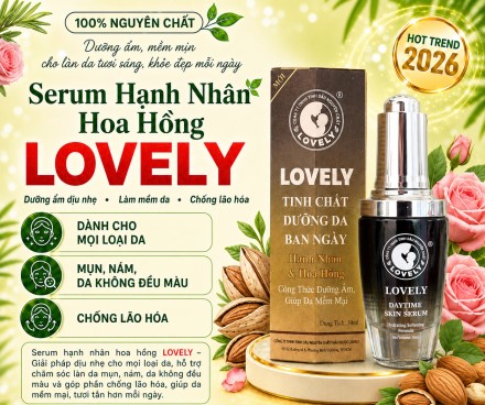 Serum dầu dừa và hoa hồng Lovely 30ml 1
