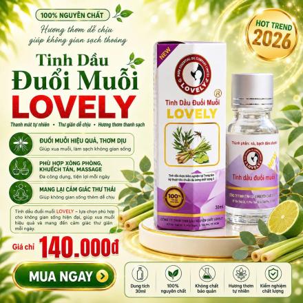 Tinh dầu đuổi muỗi Lovely 30ml 1