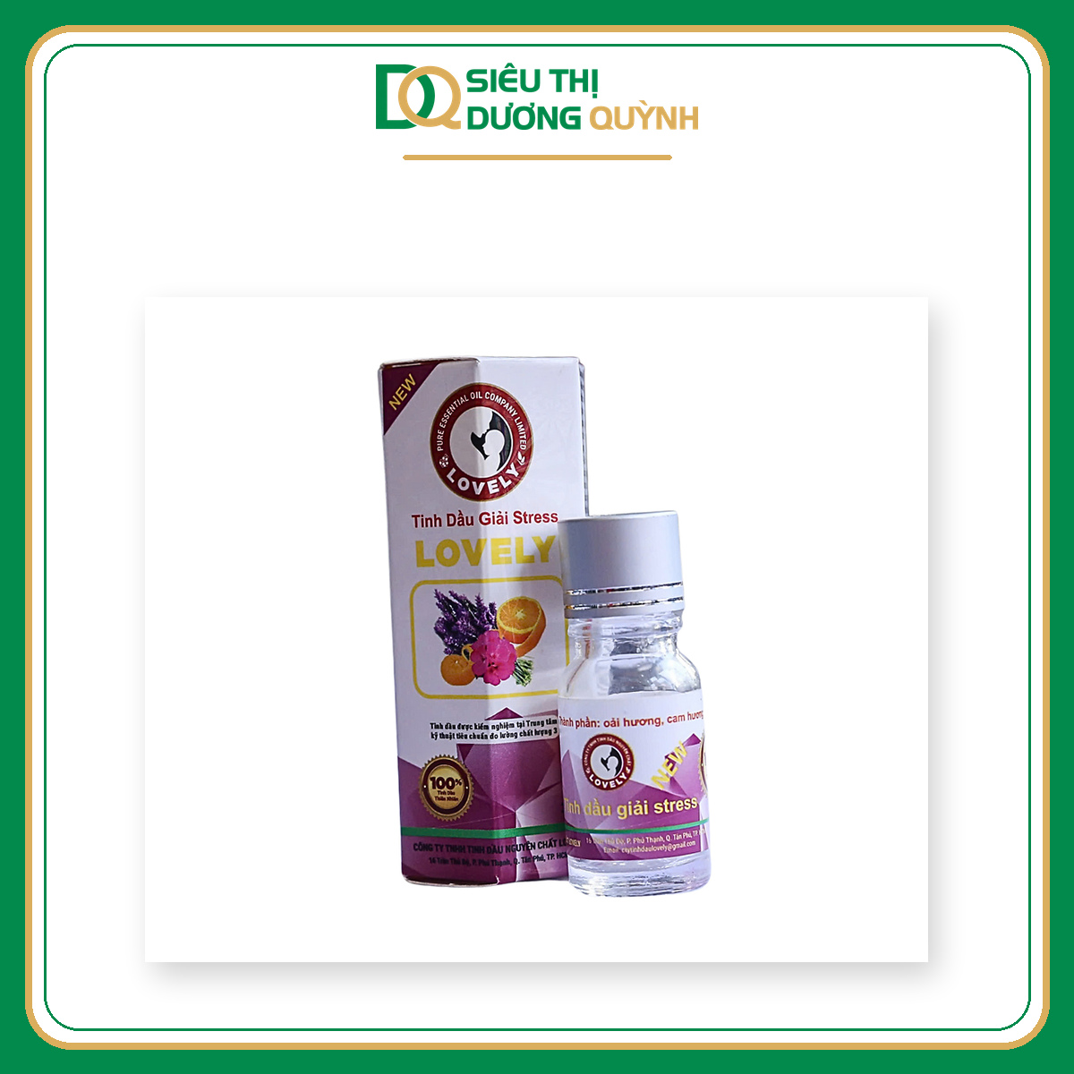 Tinh dầu Lovely hỗ trợ thư giãn 30ml