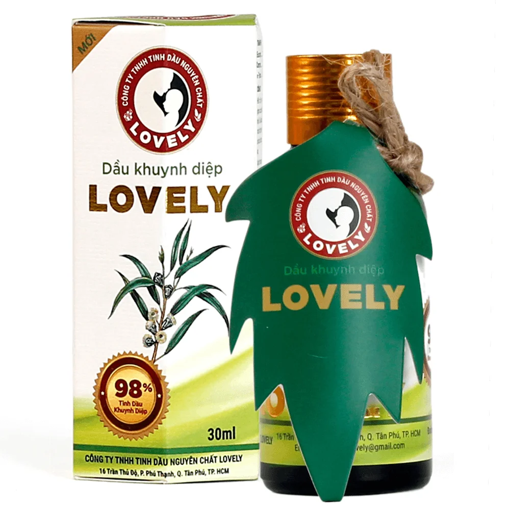 Tinh dầu khuynh diệp Lovely 98% 30ml 1
