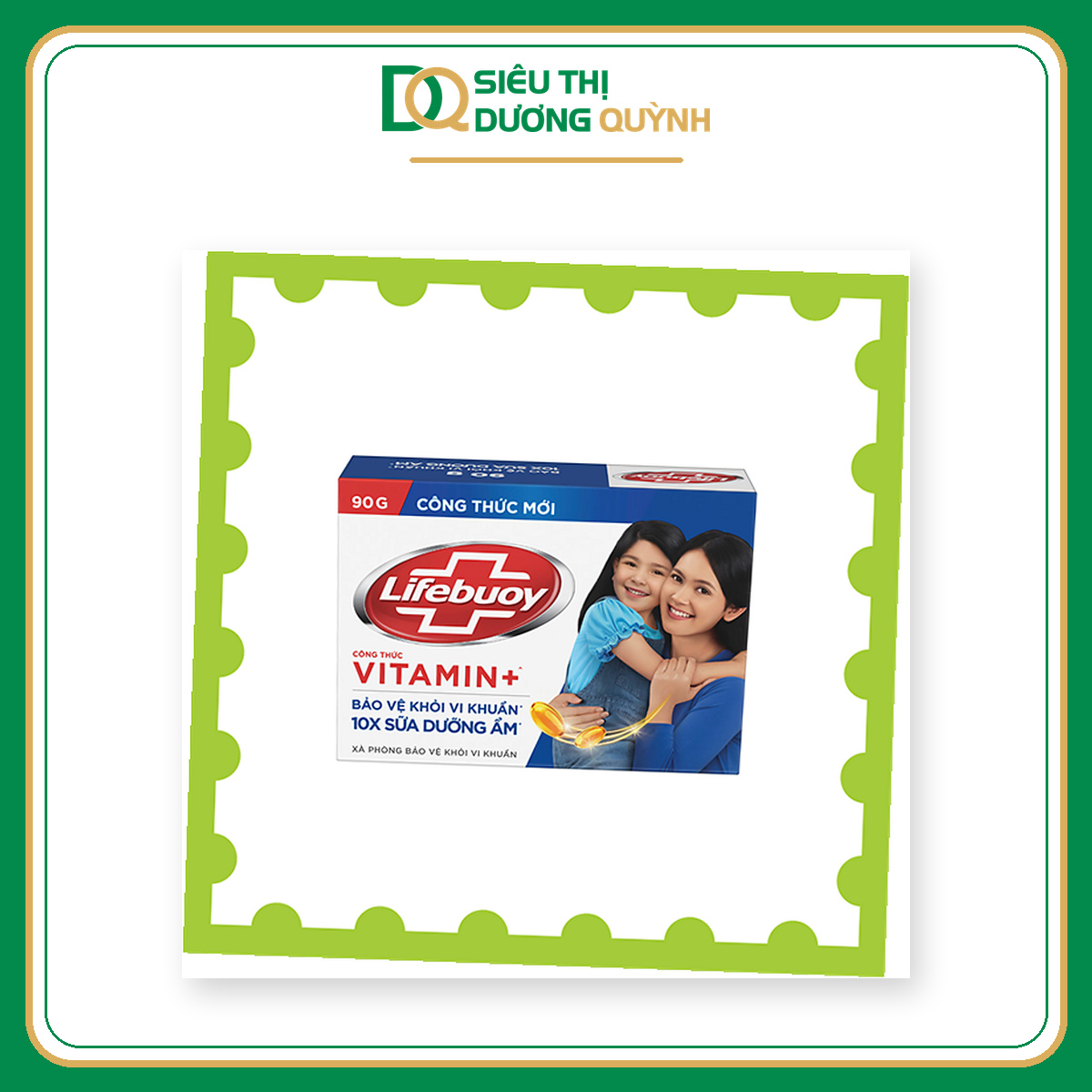 Xà phòng Lifebuoy 10X sữa dưỡng ẩm 90g