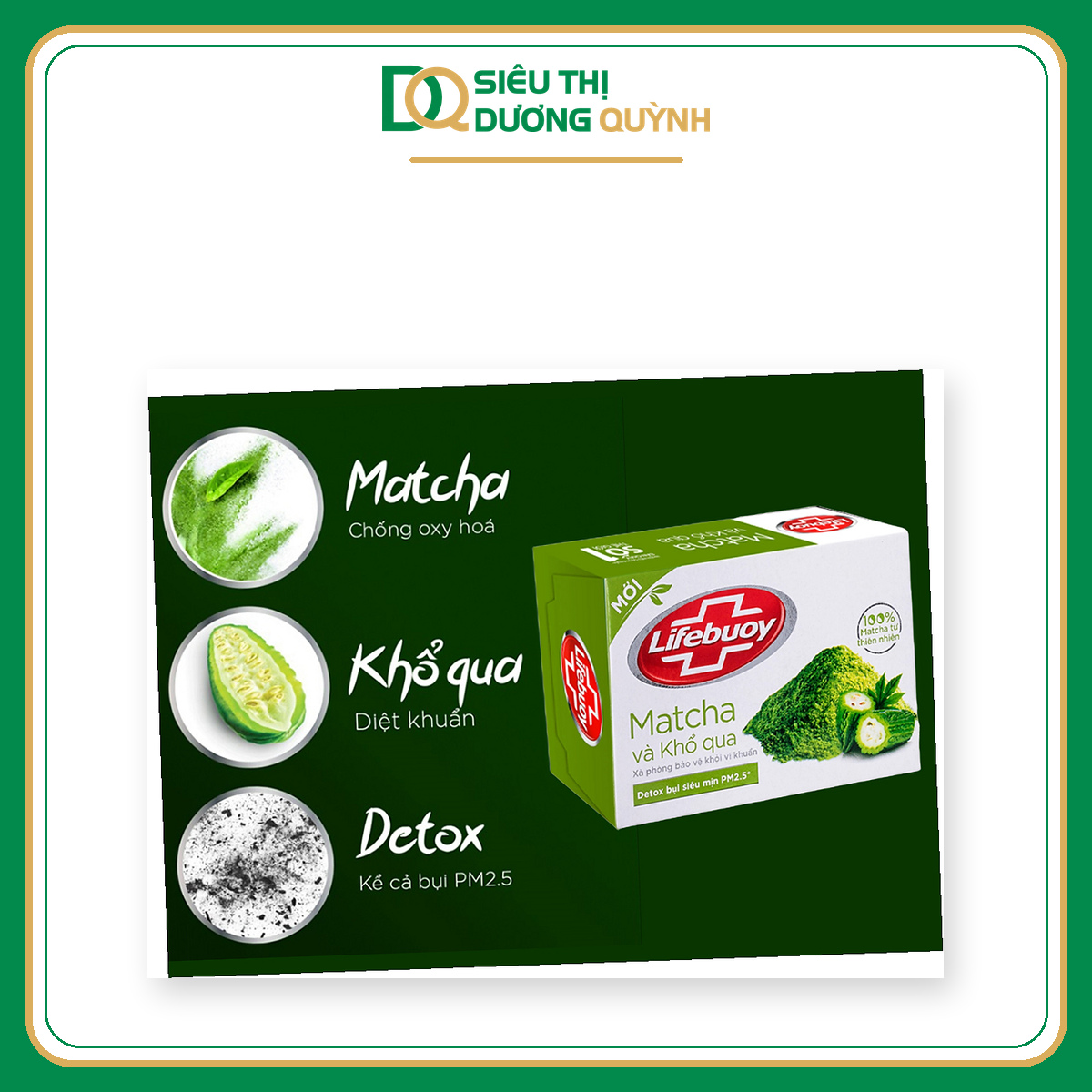 Xà phòng Lifebuoy Matcha và khổ qua 90g