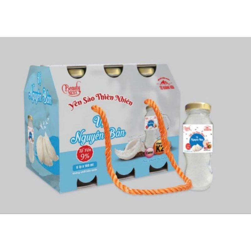 Thực phẩm bổ sung Beauty Nest yến sào vị nguyên bản 9% - lốc 6 chai x 160ml 1
